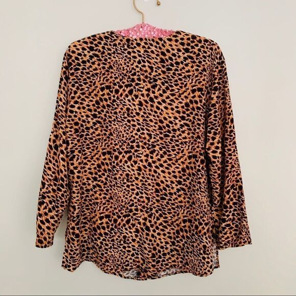 Vintage Leopard Print Button Up Size Medium - Picture 3 of 11